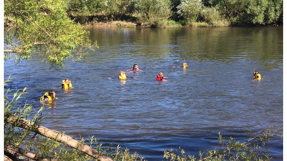 Going for a swim