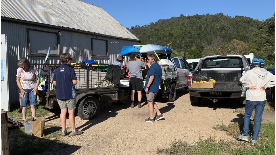 Packing the trailers
